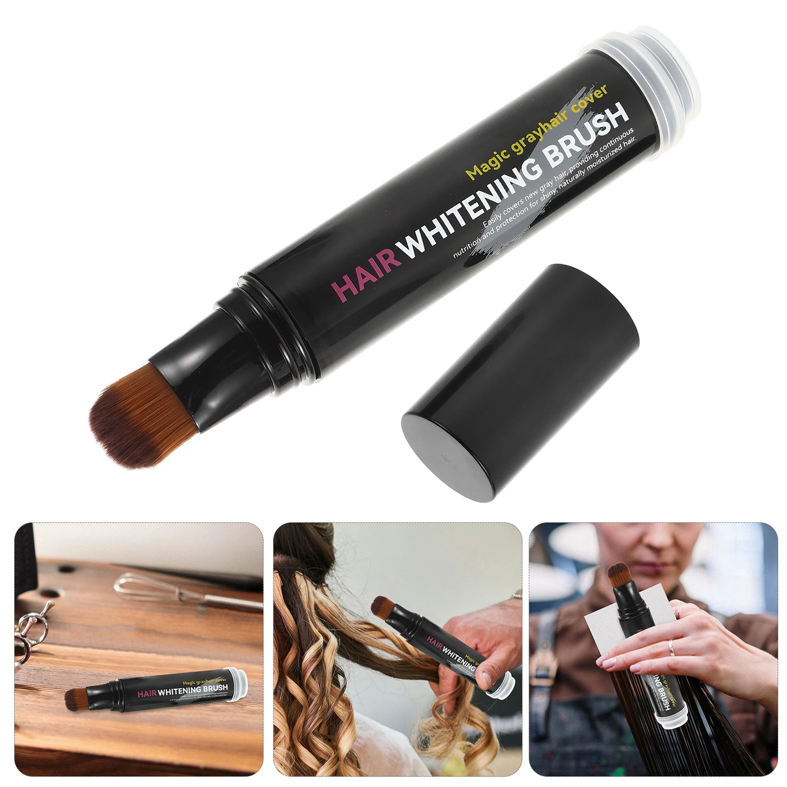 

Hair Dye 1Pc Hairline Powder Stick Women Root TouchUp Disposable Color Pen Cover Gray LongLasting Vibrant Beard Permanent