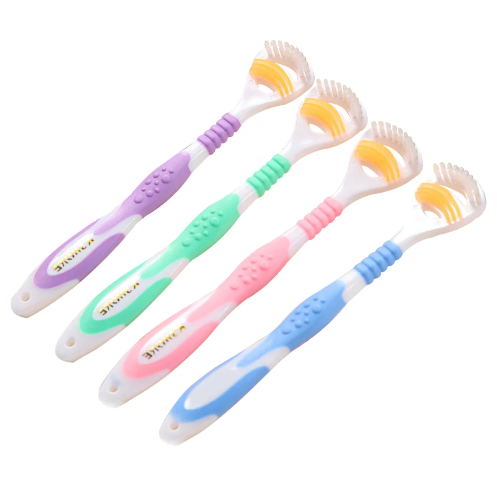 

4 Pcs Toothbrush Cleaner Tongue Scraper Cleaning Tools Detergent Child