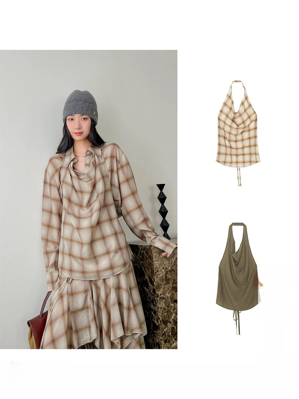 

Летний повседневный женский жилет 3IMMI из медной аммиачной шерсти, ручной работы от магазина DEARSOCUTE, удлиненный, без рукавов