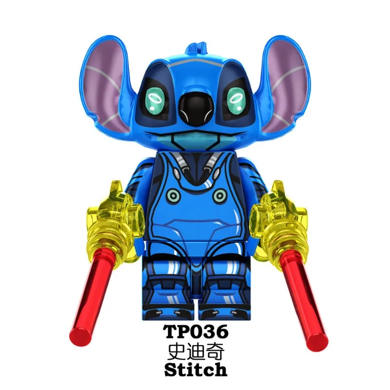 Kawaii Disney Stitch Actionable Model Cute Cartoon Character Stitch Assembling Educational Kid Toys Tabletop Ornaments Gifts