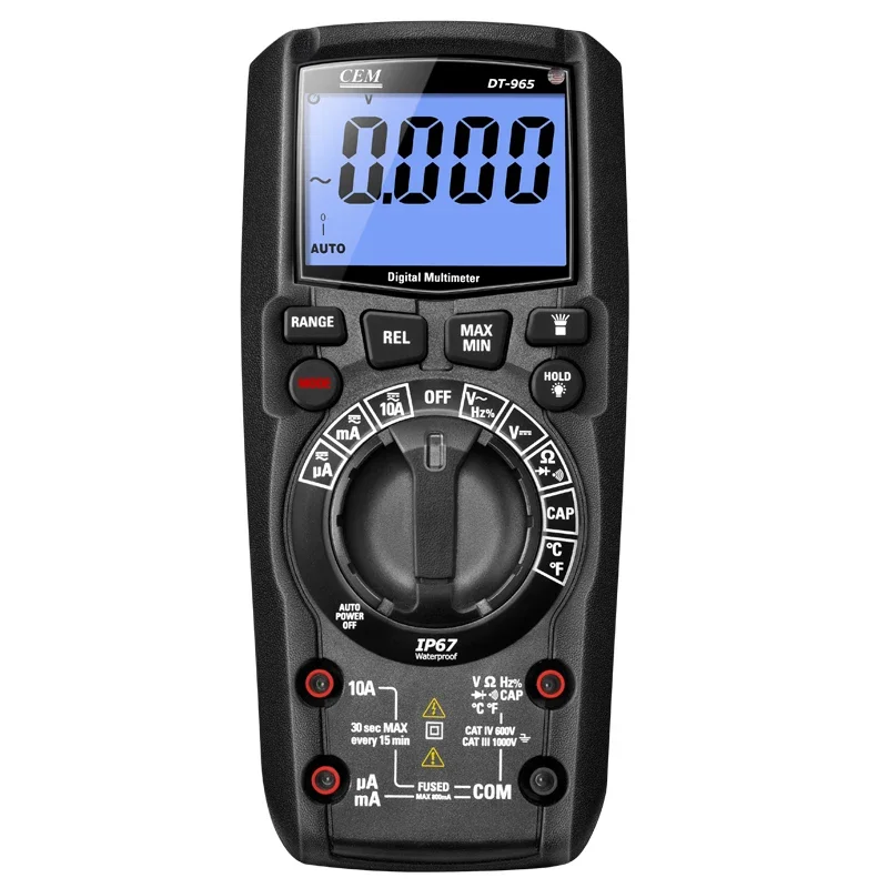 Industrial Grade Digital Multimeter True RMS High Precision Measurement AC/DC Current DT-965T/DT-965 Mainland
