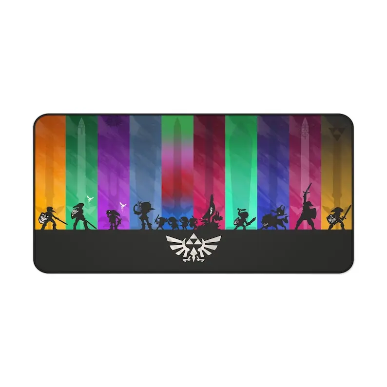 Legend of Zelda Mauspad: RGB Gaming Schreibtischunterlage, Hyrule Design