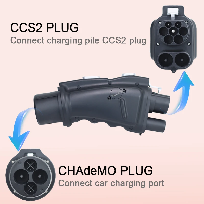 20% Discount CCS2 To CHAdeMO EV Charger Adapter 250A 1000V Electric Vehicle DC Fast Charging CHADEMO Car