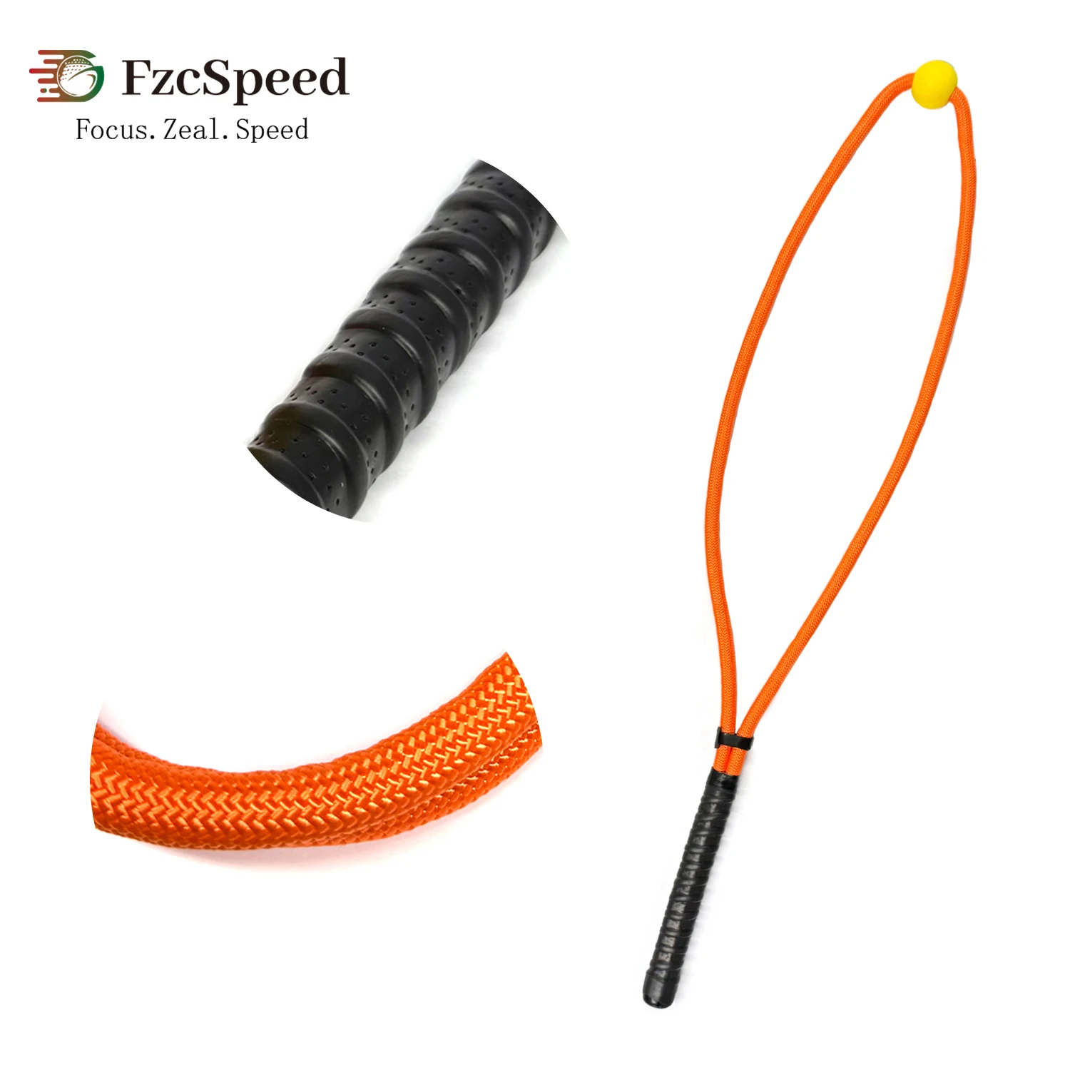 FzcSpeed Golf Swing Rope Trainer Beginner Friendly Grip Posture Correction Rope Correction Action Swing Training Aid