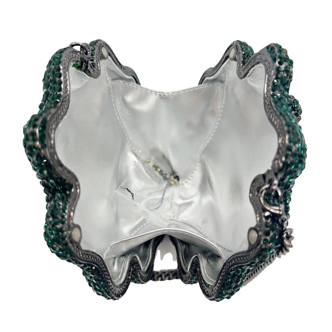 Crystal Clutch Flower Shape Diamond Enlaid Dinner Bag Light Luxury Diamond Handle Women's Bag Luxury Designer Bags High Quality