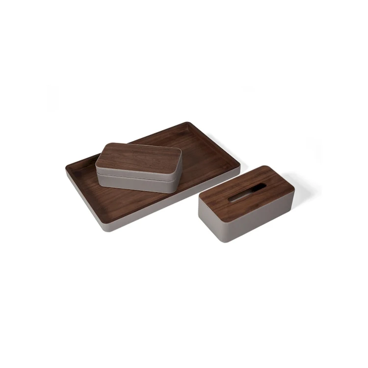 Wholesale High Quality Modern Lxury Serving Food Solid Rectangle Trays Decorations for Home Eco Friendly Products 2024