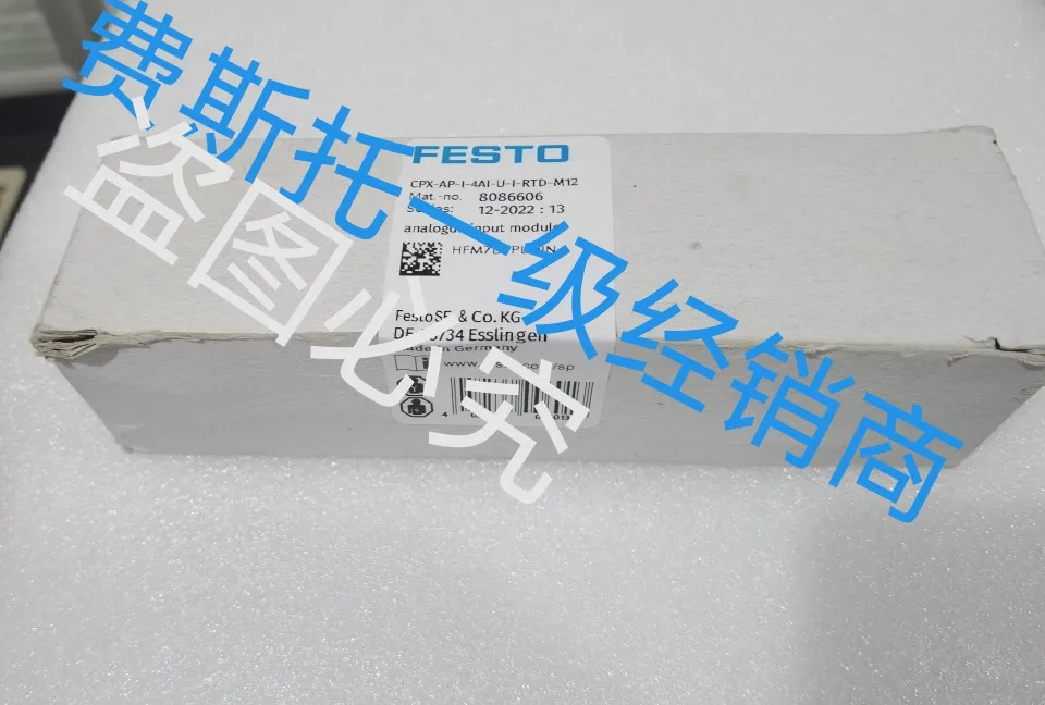 

Festo 8086606 Festo Analog Input Module CPX-AP-I-4AI-U-I-RTD-M12