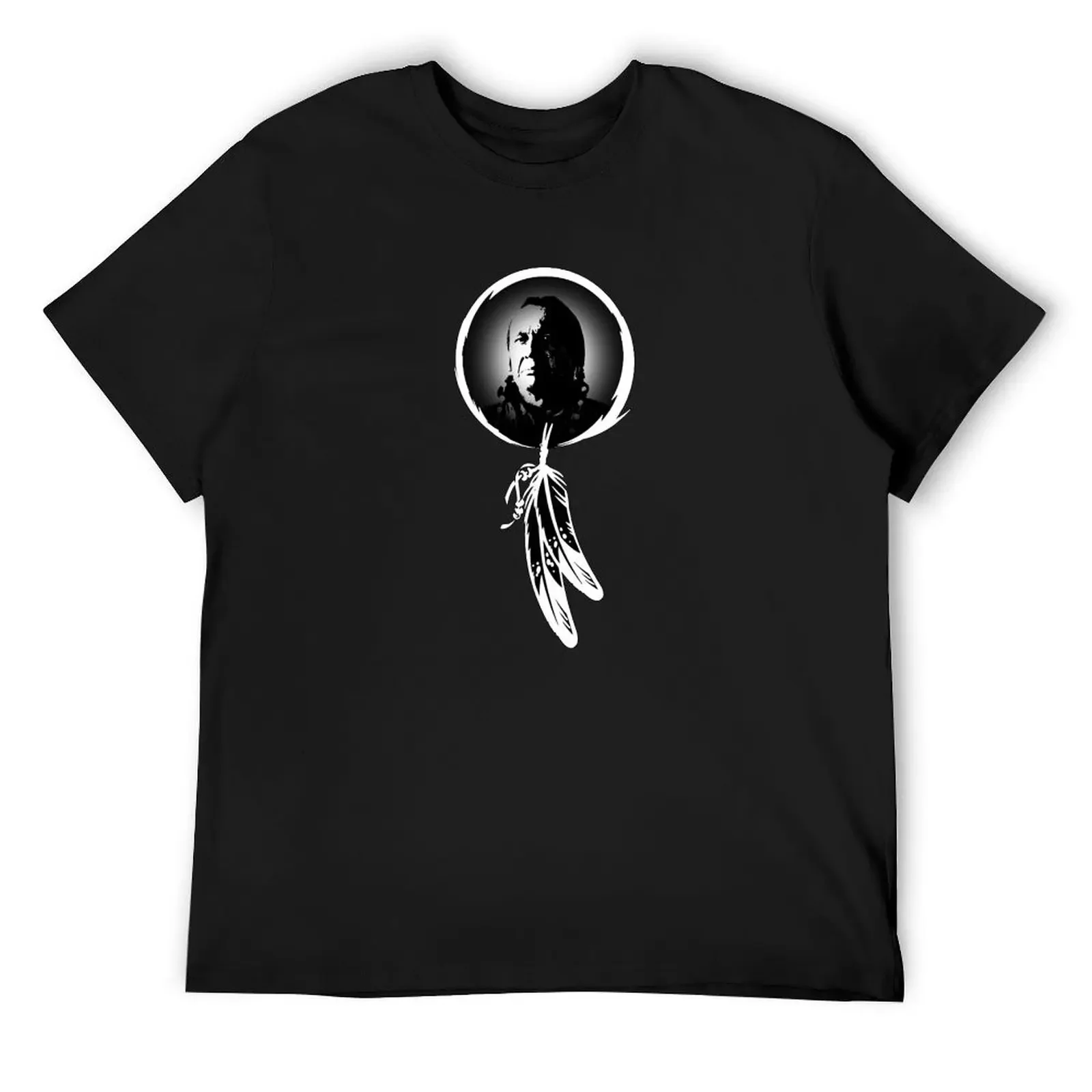 

Wanbli Ohitika (Russell Means - Oglala Warrior) T-Shirt quick drying Blouse anime t shirts kawaii clothes outfits for men