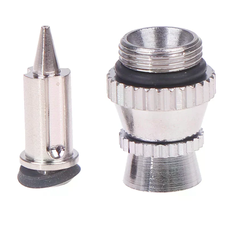 مجموعة الملحقات مجموعة فوهة بندقية رش معدنية بديلة مع طرف 03 مللي متر وأغطية مسدس رش غير مشحونة بجودة عالية #5