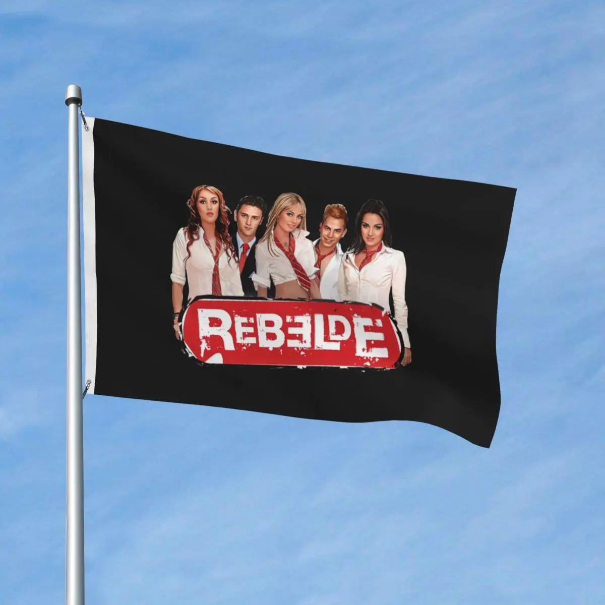 Rebelde Cool Tv Flag Fade Proof Outdoor Banner Mexican Polyester Hanging Decoration 3x5 FT