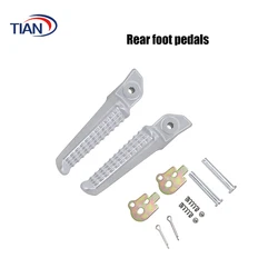 Motorcycle Rear Footrests Foot Pegs For Honda CB400 SuperFour CB-1 CB500 CBR1100XX Blackbird NTV600 100VTR0 NT400 650 700