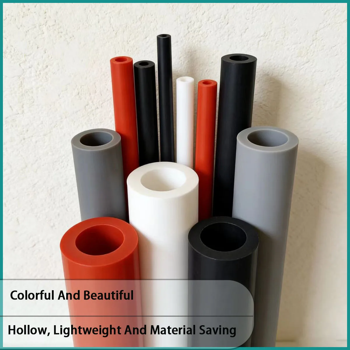 Inner diameter 1-9mm multi-color silicone hollow circular tube suitable for fluid transportation, wire sheath, etc
