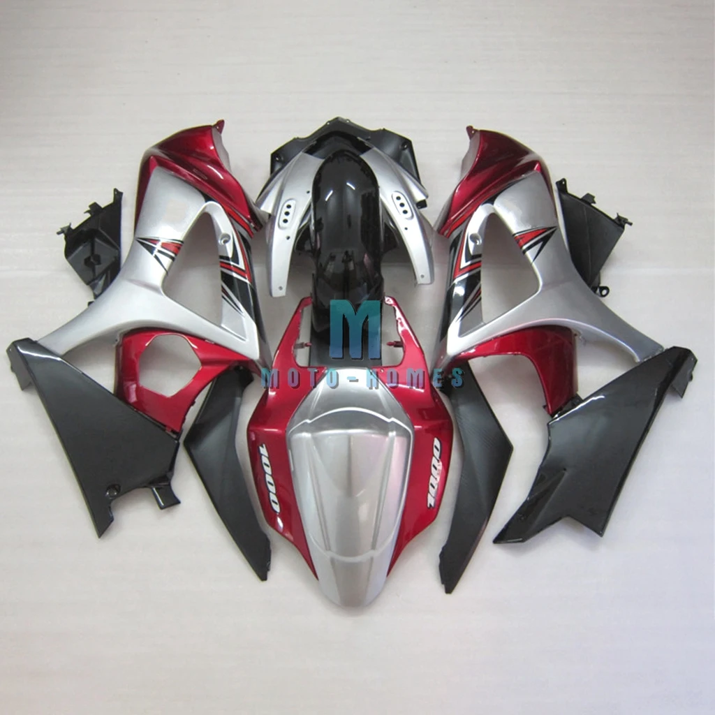 Free Custom Fairing Kits for SUZUKI GSX R1000 2007 2008 07 08 GSXR1000 K7 Injection Mold Rebuilding Wrecked Motorcycle Bodywork