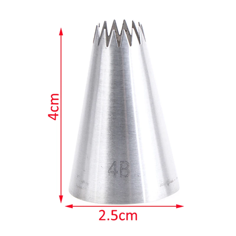 4B# Icing Piping Nozzles Nozzles Pastry Tips Cookies Cake Decorating Tools