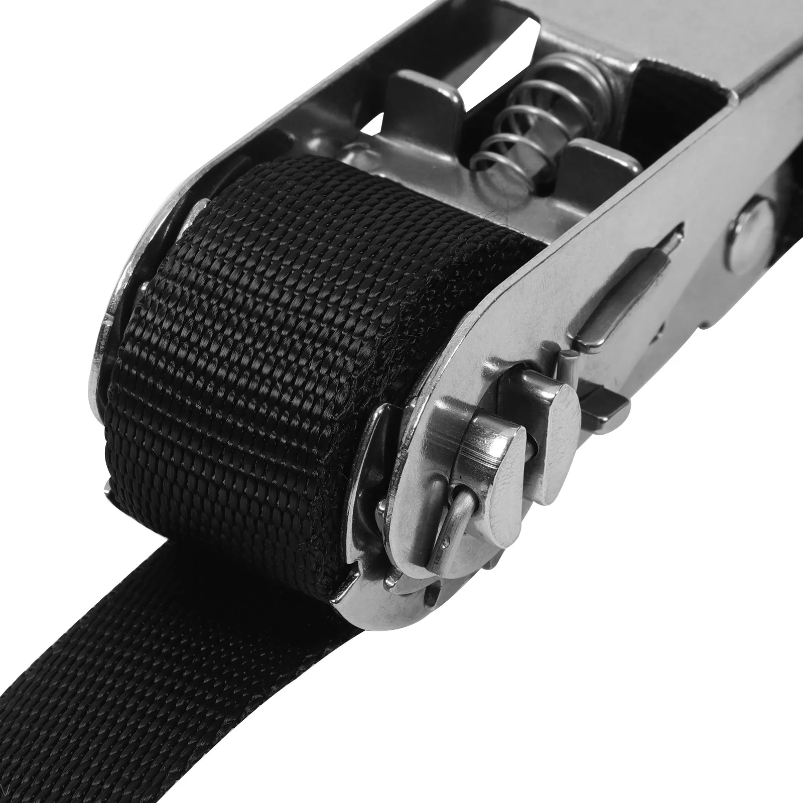 Adjustable Luggage Strap Stainless Steel Ratchet Buckle Travel Suitcase Tie Up Belt Secure Luggage Straps Travel Accessories