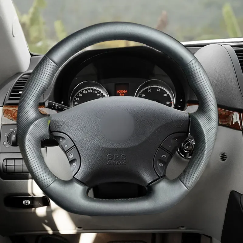 

New Leather Flat Bottom Steering Wheel for Mercedes Vito Viano W639 Sport Custom Design