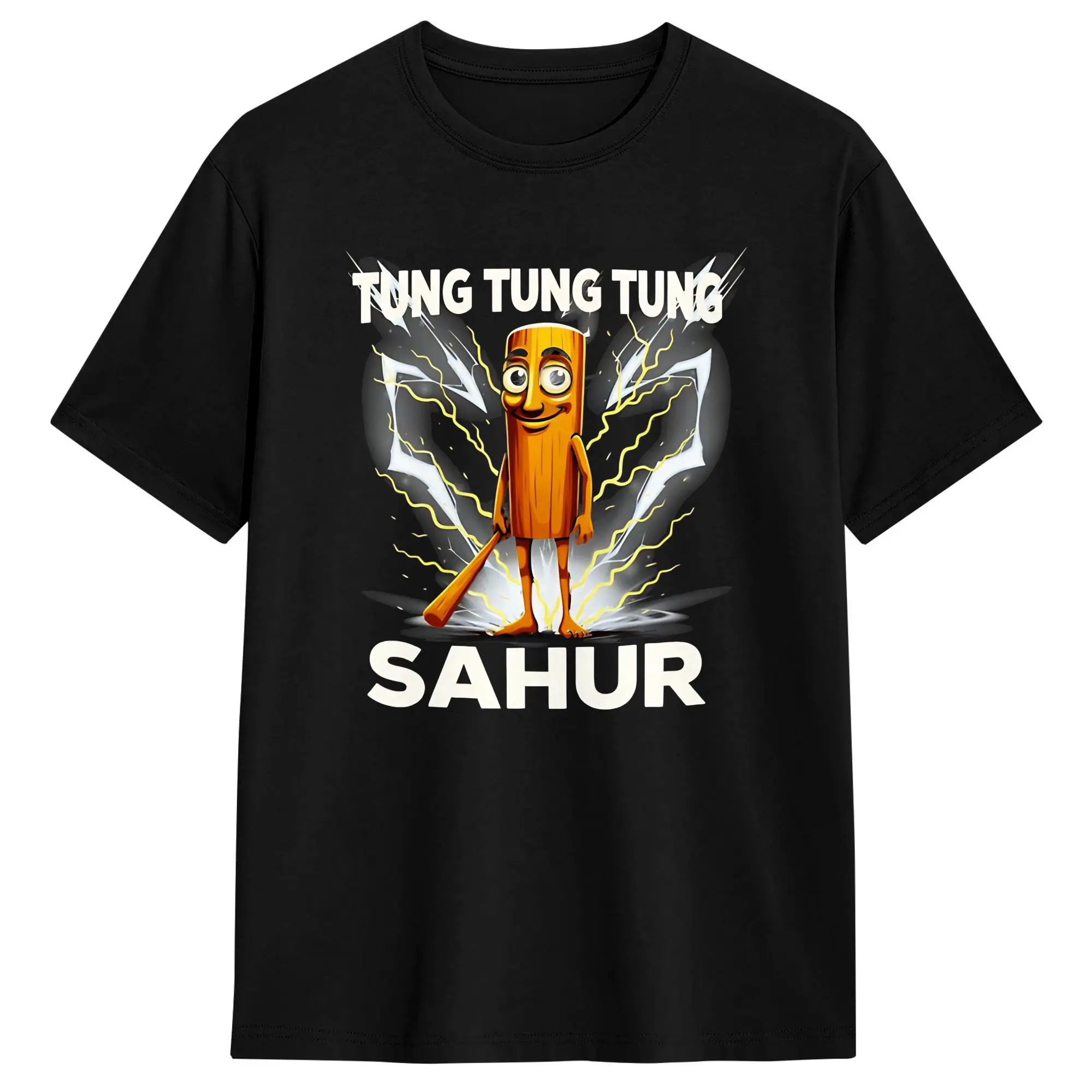 Tung Tung Tung Sahur Italian Brainrot Absurd T-Shirt Summer Cotton T Shirts For Men Hippie Casual Tee Shirt Streetwear Tees