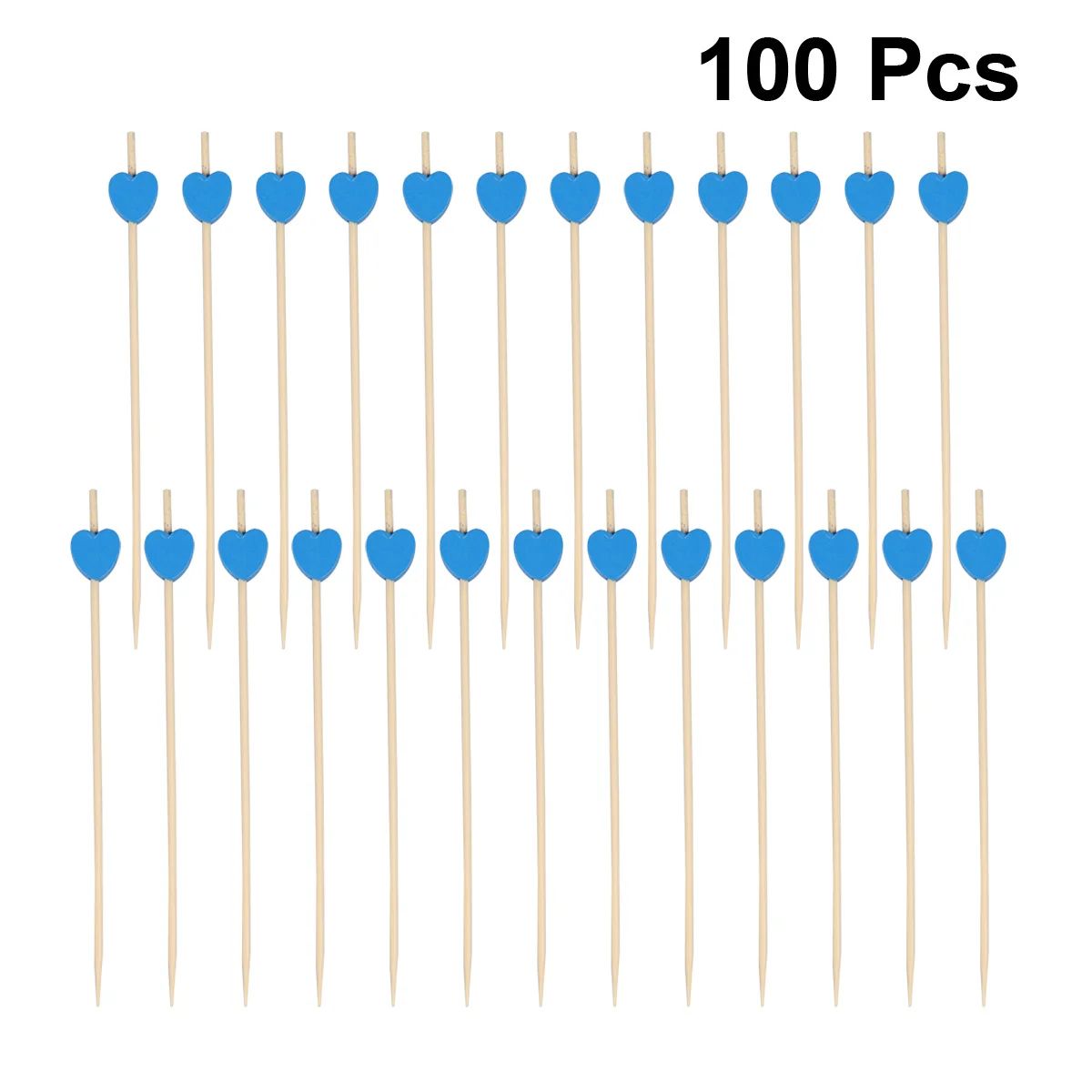 

Strawberry Cocktail Picks For Fruit Decor Appetizer Display Party Supplies Bar Tools Heart Picks Fruit Sticks Blue