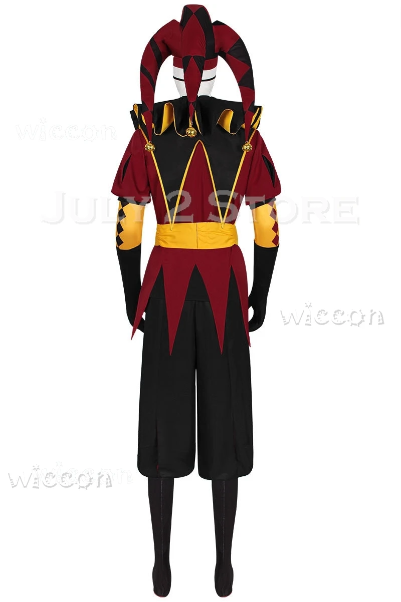 Freak Circus Pierrot Cosplay Game Clown Outfit Costume 2025 Halloween Horror Roleplay Clothing Expo  sexy costumes for girls view 4