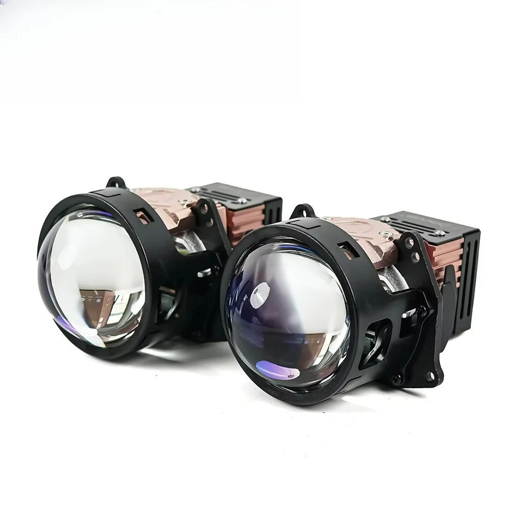 

BILED projector, double lamp cup, high low beam for upgrading car headlamps 75W 6500K