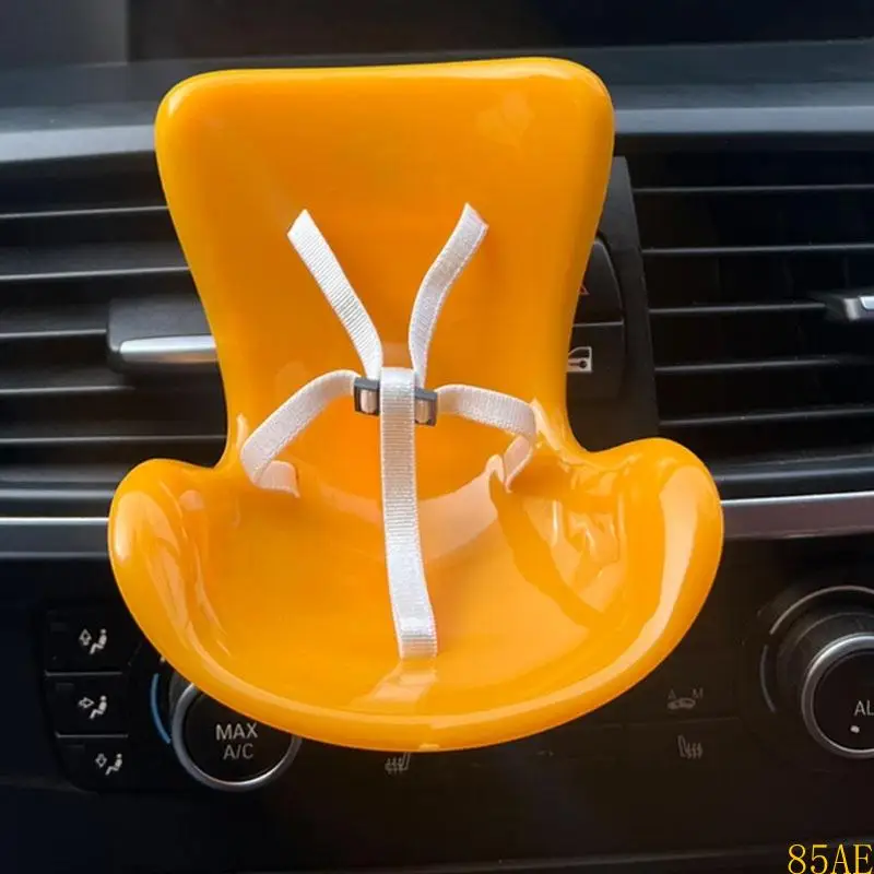 

85AE Adjustable Safety Strap Doll Sofa Car Vent Clip Holder For Decorative Displays 10-17cm Figures