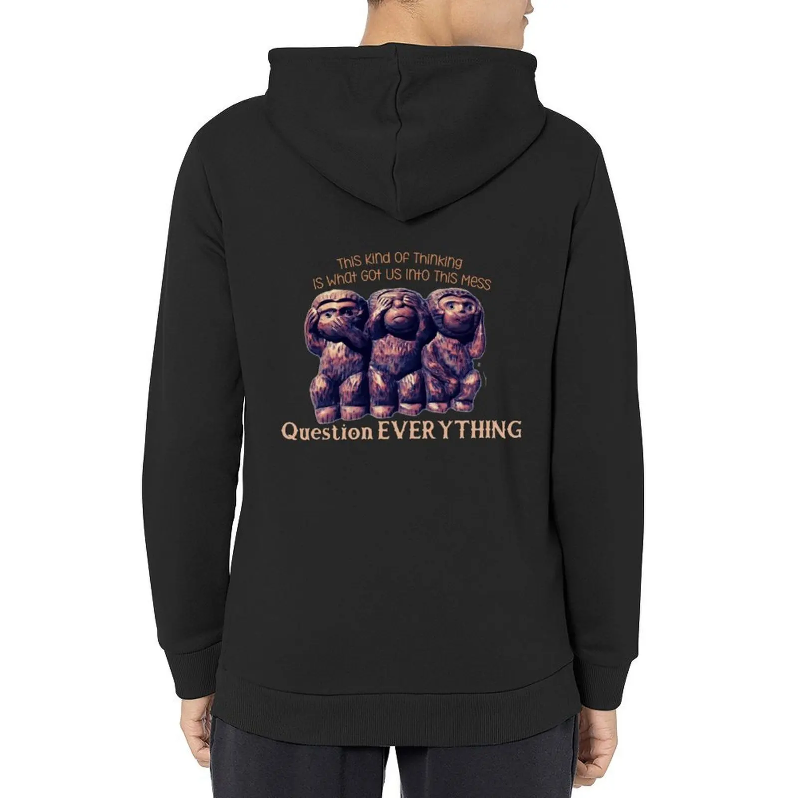 

3 Wise Monkies Psyop Hoodie mens designer clothes men's clothing autumn clothes men's autumn clothes hoodie men