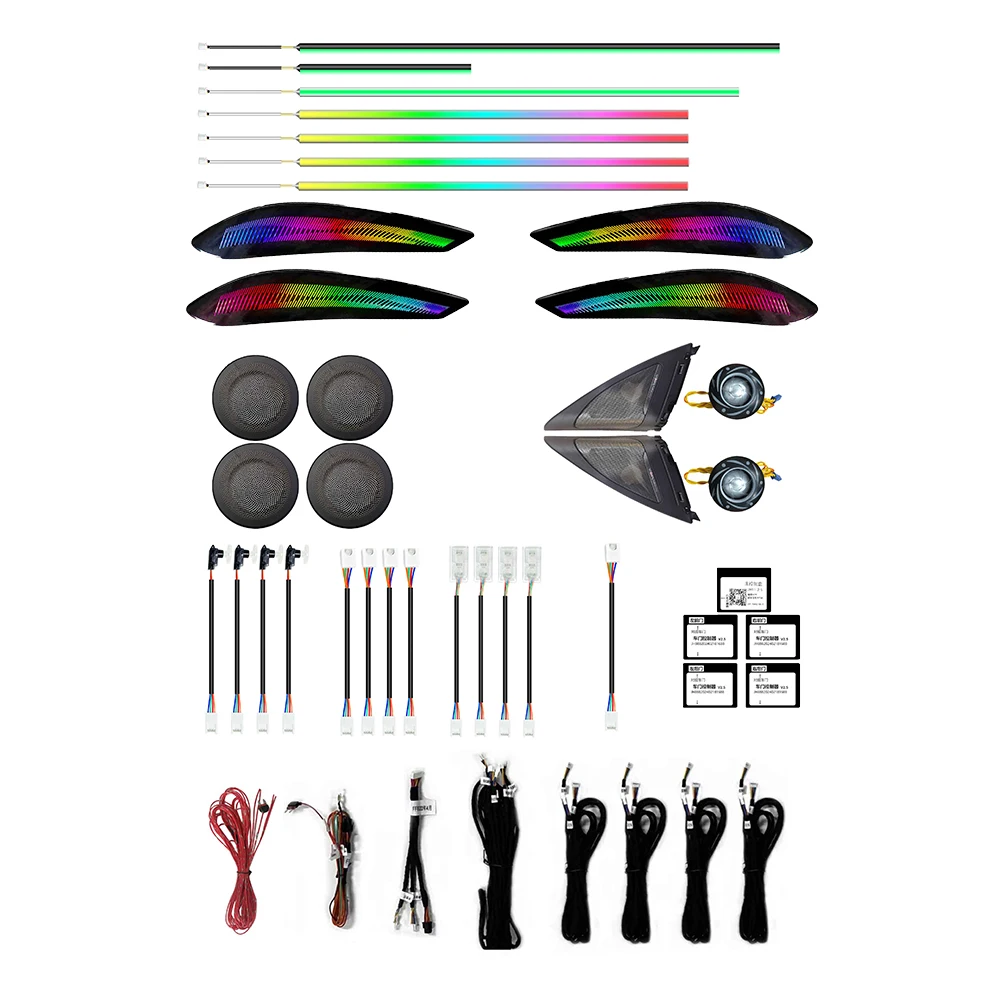 

For ICarsin Upgrade 256 Colors Symphony LED Car Interior Ambient Light For BMW 3GT F34 2013-2019 Atmosphere Strip Accessories