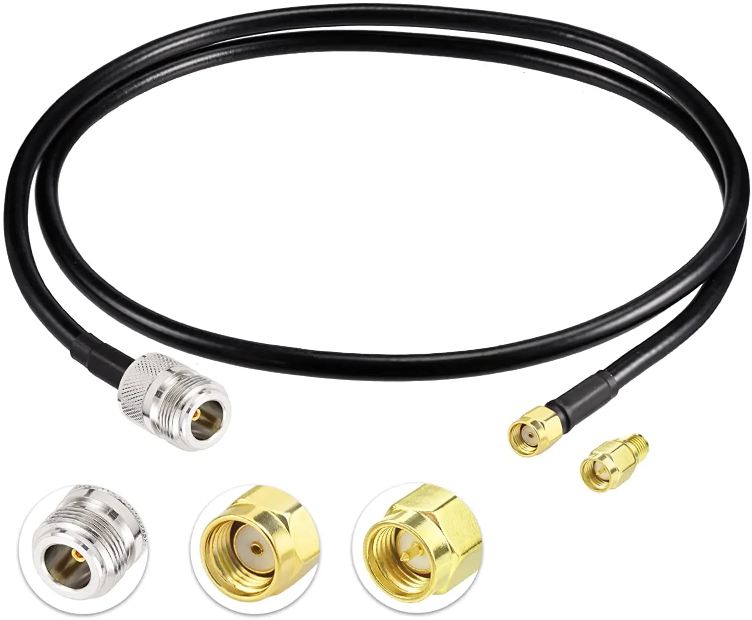 

Eightwood N Female to RP-SMA Male Low Loss ALSR240 Coaxial Cable for WiFi 4G LTE Wireless Router LoRa Nebra RAK Bobcat Helium