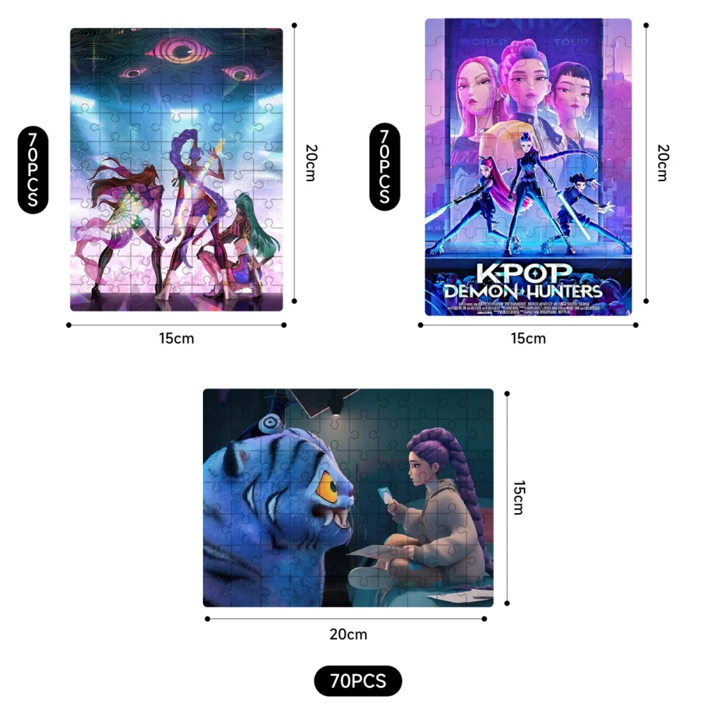 حار 12 نمط KPop شيطان الصيادين بازل قطع رومي ميرا زوي شخصية نموذج لجسم لعبة لمحبي الاطفال الكبار تحصيل الهدايا