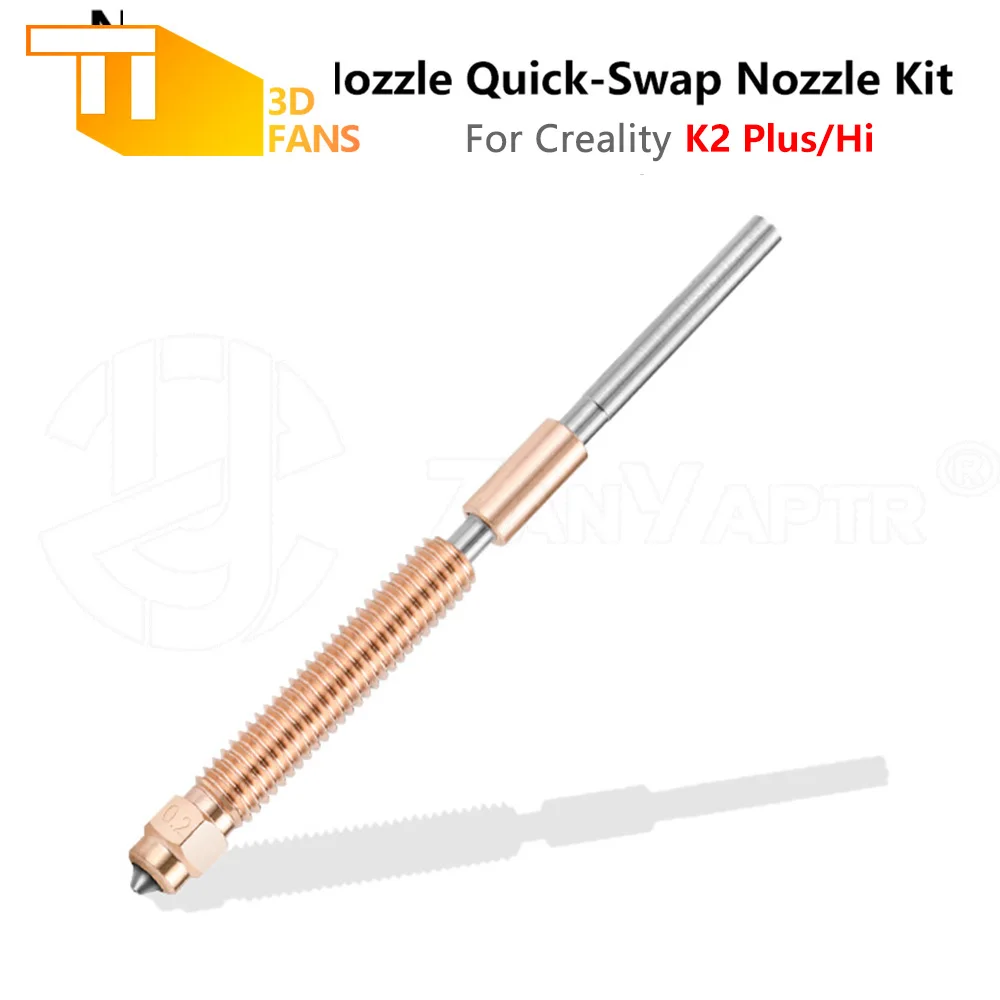 

Аксессуары для 3D-принтеров Creality K2 Plus/Hi, комплект насадок для быстрой замены, цельнометаллический дизайн из закаленной стали для Creality K2 Plus