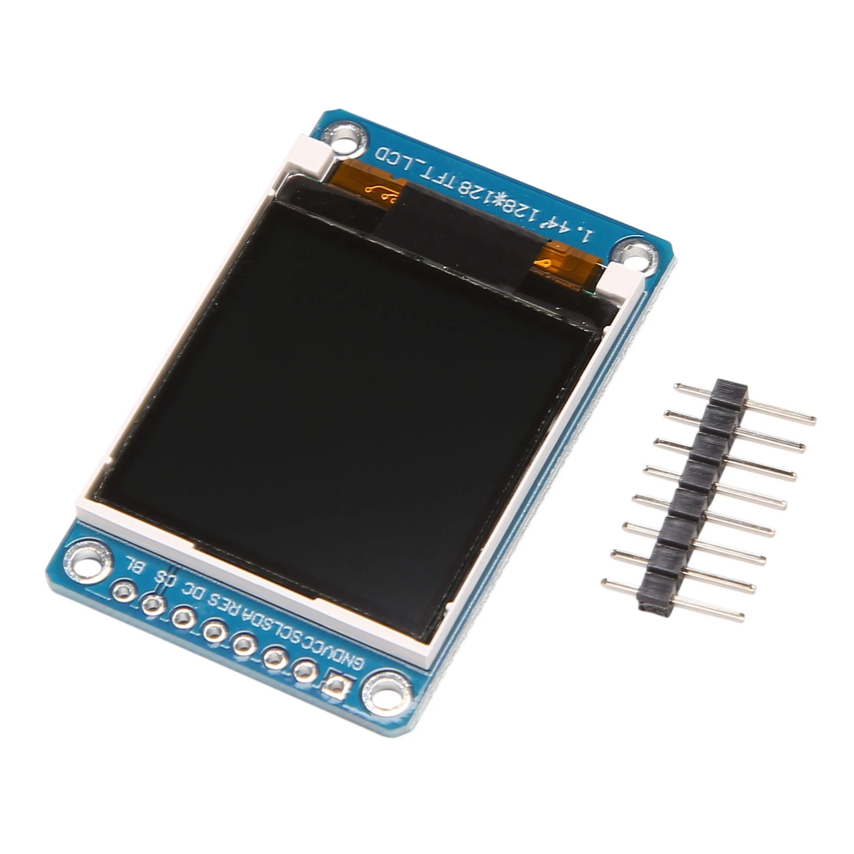 B16C-1.44 Inci TFT LCD SPI Modul Tampilan LCD TFT Penuh Warna Pengganti Antarmuka Seri SPI