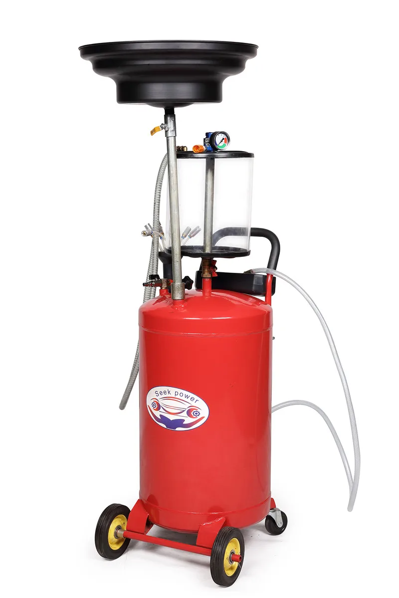 Mesin Penghisap Oli Multifungsi JOD606 Merah 20 Galon dengan Sistem Pneumatik Terlihat