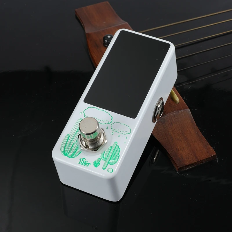 

【MONDAY】ISET Guitar Tuner Pedal High Precision Chromatic Auto with LCD Display for Guitar Bass Volin True Bypass