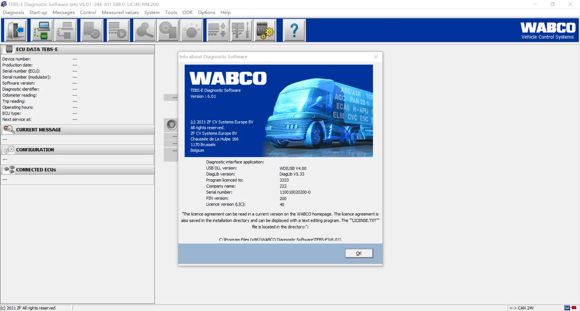 For WABCO Diagnostic Software [2022] + PIN Calculator