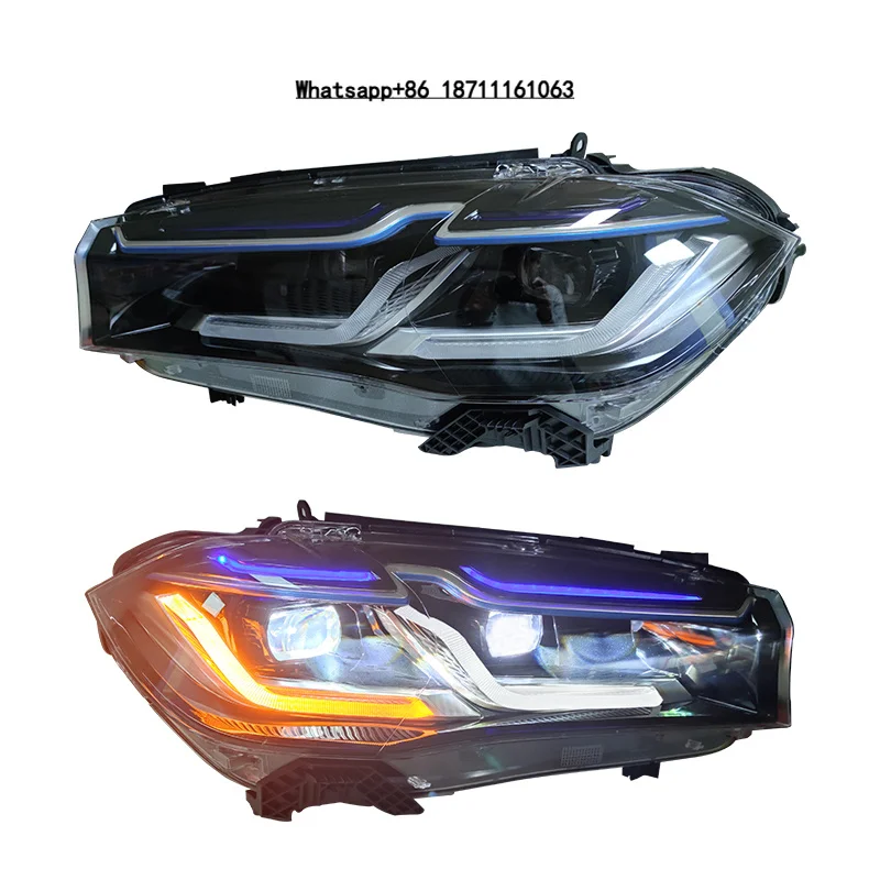 

MJ High Quality LED Headlamp X5 F15 2014-2018 Front Light Upgrade 12V Car Accessories Enhanced Head Light