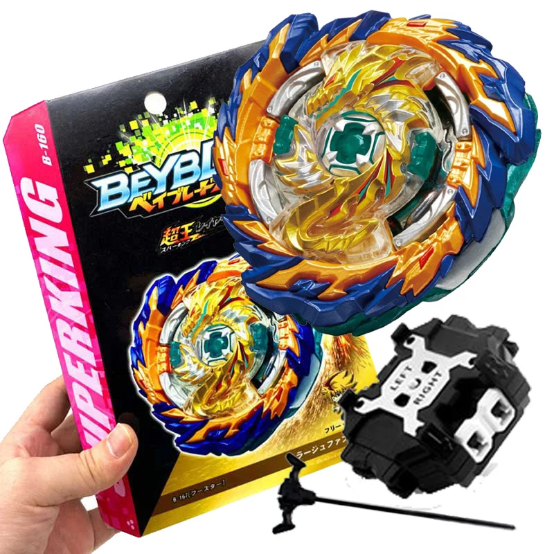 Box Set B-167 Mirage Fafnir Super King B167 Spinning Top with Spark Launcher Box Kids Toys for Children