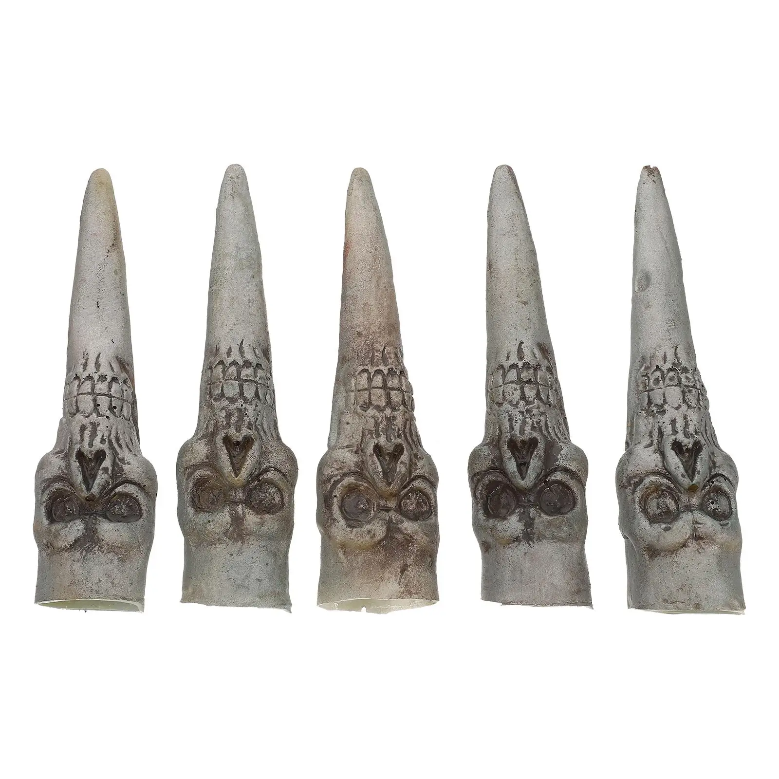 プラスチック付け爪怖いゾンビ指ハロウィン仮装パーティーの小道具ハンドパペット偽魔女の爪コスプレおもちゃ