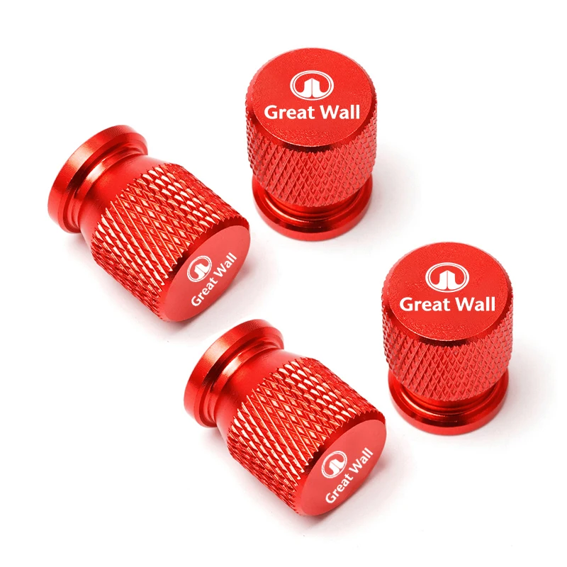 For Great Wall Car Wheel Tire Valve Caps Tyre Stem Covers Airdust Waterproof Accessories