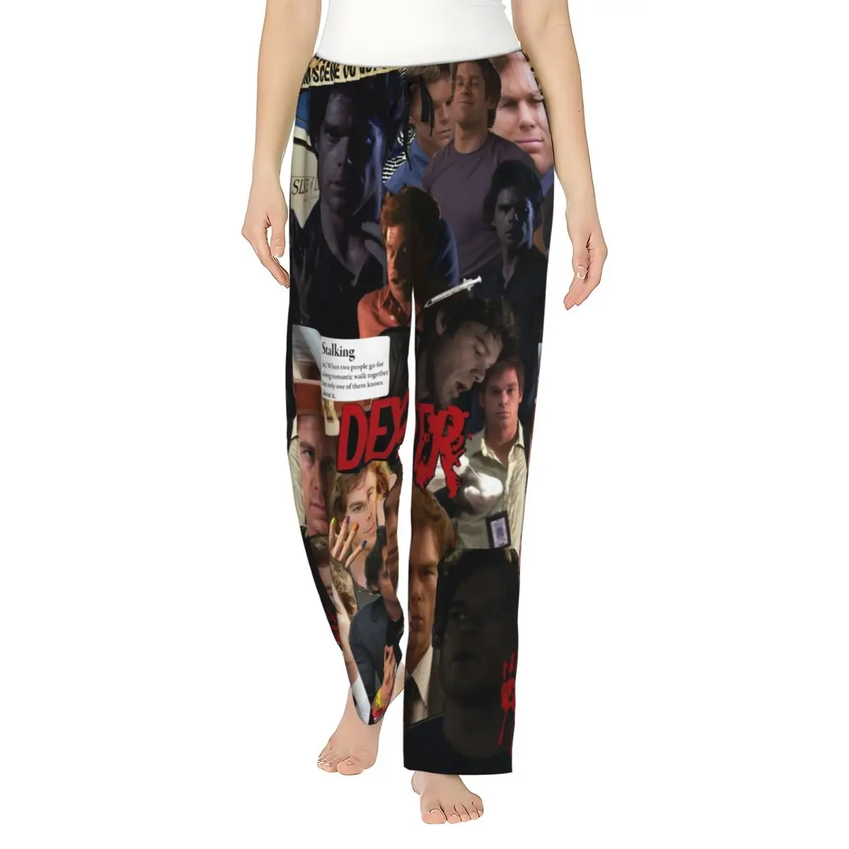 

Женские брюки для отдыха Dexter Morgan Blood Never Lies, удобные пижамные штаны, пижамные штаны для общежития