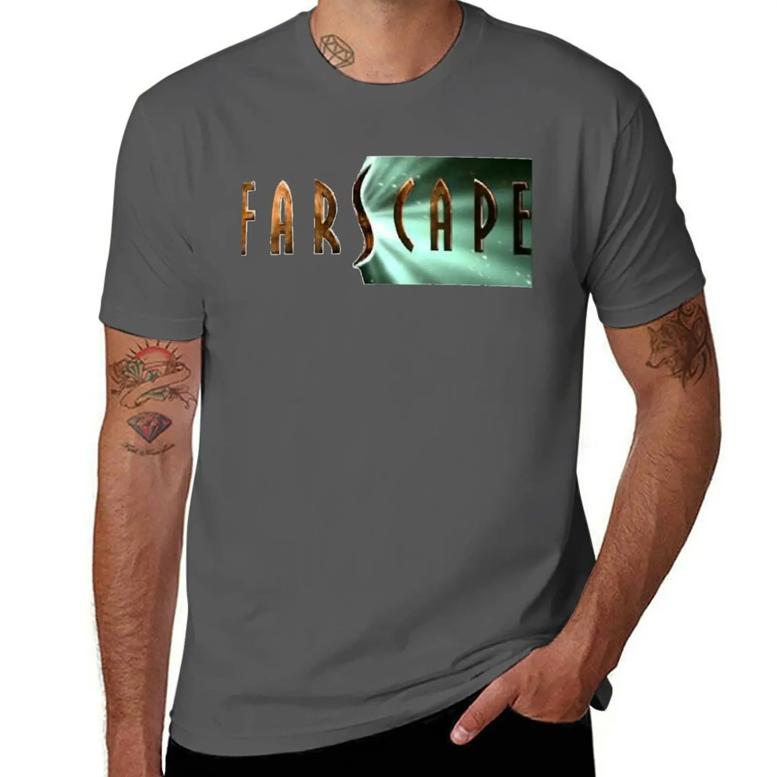 

Farscape Logo T-Shirt t shirts for man cotton funny t shirts for man graphic tees man t shirt heavy cotton T-Shirt