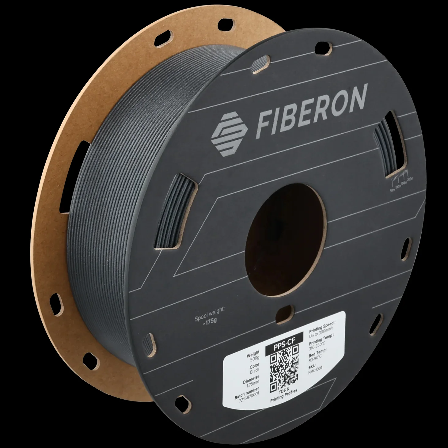 

Polymaker Wholesale Fiberon PPS-CF10 1.75mm 0.5kg/spool Strongest PPS Carbon Fiber 3D Printer Filament