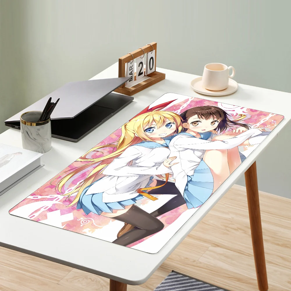 Nisekoi Mousepad Mouse Mat Desk Mat With Pad Gaming Accessories Prime Gaming XXL Keyboard Pad Padding Mat