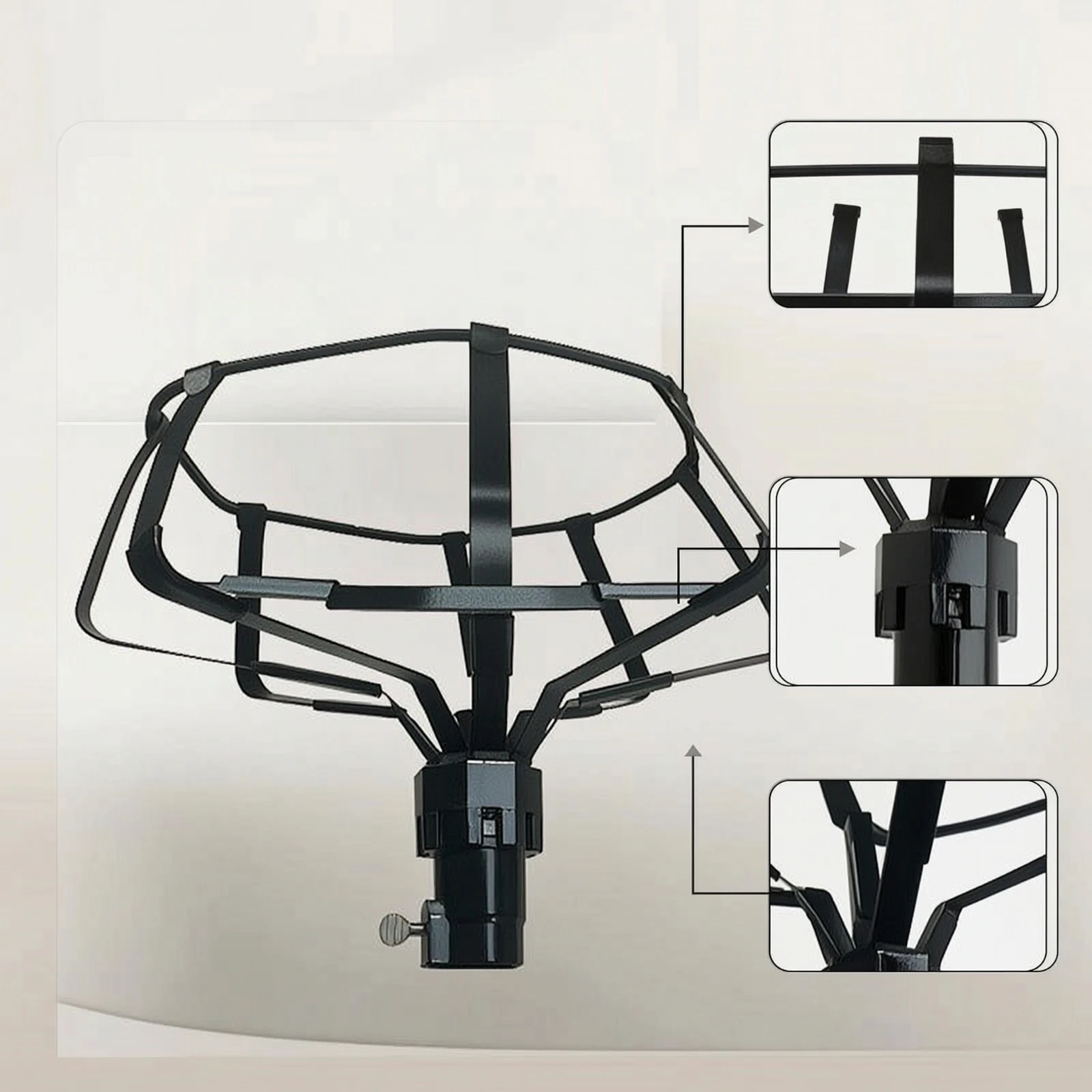 Light Bulb Changer Attachment Pole-Mounted Bulb Changer with Suction Cup for Homeowners, High Ceilings, Stairwells