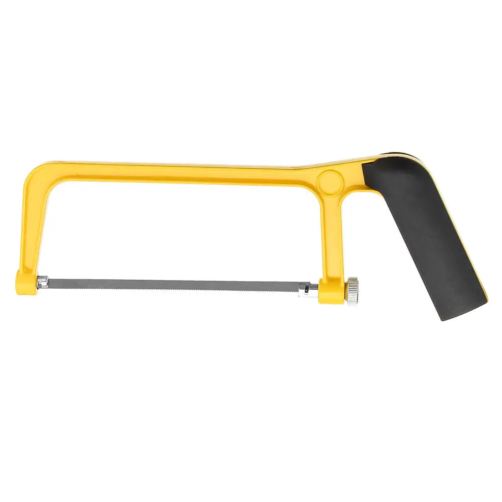 ALLSOME 6 Inch 150mm Saw Blade Plastic Handle Mini Saw Frame Hacksaw Rack for Woodworking HT2416-2417+