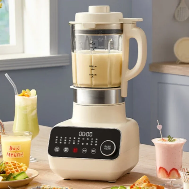 High Power Smoothie Blender with Low Noise 1.75L Capacity for Home Use Making Soy Milk with Low Noise 220V