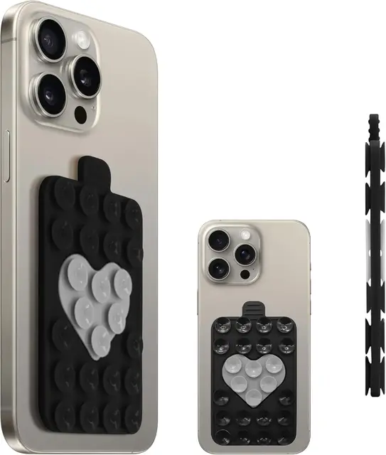 Coque De Téléphone Esthétique En Forme De Cœur 3D Compatible Avec IPhone 15 Plus, Dragonne Anti-chute, Protection Intégrale Contre Les Chocs, Appareil Photo Surélevé Et Protections Des Bords (noir
