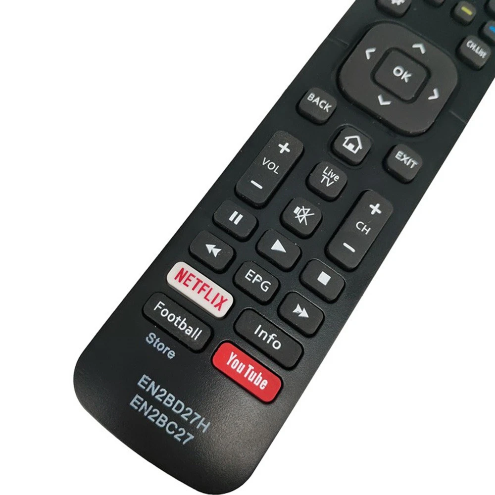 

Пульт дистанционного управления FEDI-TV, для интеллектуальных телевизоров Hisense, модели EN2BC27/EN2BD27H, замена пультов дистанционного управления.