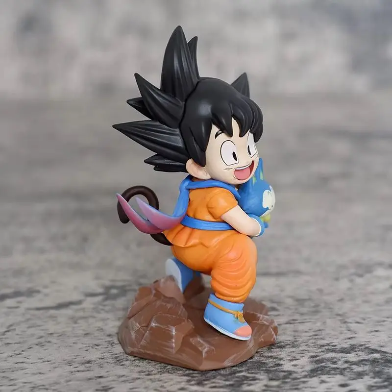 

10cm Anime Dragon Ball Z Figure DBZ Goku Figure Goku Embrace Puar PVC Action Figure Statue Collectible Model Toys Doll Gifts