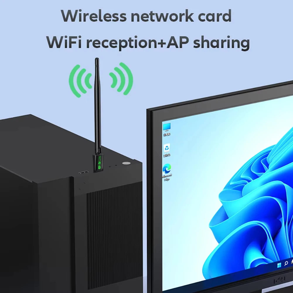 AX900 USB WiFi6 Bluetooth 5.4 Adaptador 2 em 1 Dongle Dual Band 2.4G e 5GHz Receptor de antena de rede WiFi para PC Win 10 11 DRIVER GRATUITO