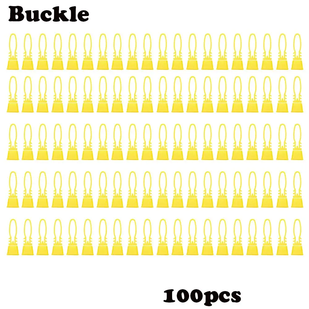 100pcs Home Gardening Network Fruits Packaging Plastic Bags Reusable Mesh Bag With buckle